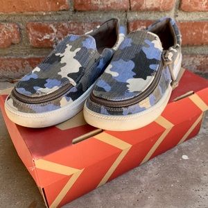 Billy Zip Around Boys Camo Shoes